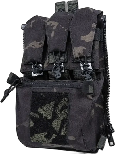 WoSport V5 PC assault panel with Wosport MC Black pistol pouches