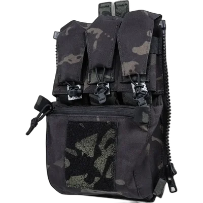 WoSport V5 PC assault panel with Wosport MC Black pistol pouches