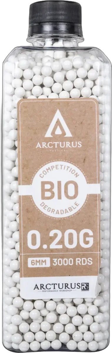 Arcturus RS® BIO Match Grade 0.20g BBs 3000 pcs bottle