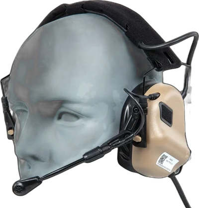 Active hearing protectors Earmor M32 Plus Tan