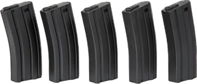 Specna Arms Set of 5 mid-cap magazines for 140 rounds for M4/M16 replicas - black