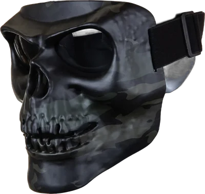 Skeleton Full Face Mask MC Black
