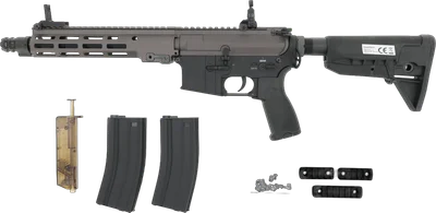 BC-9 Competition -GEN.4- S-AEG mit Begadi CORE EFCS / Mosfet & PRO HopUp -schwarz / Sunset Gray - (frei ab 18 J.)