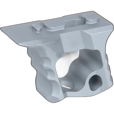 JJ Airsoft TD Halo aluminium Hand Stop for KeyMod/M-LOK Grey