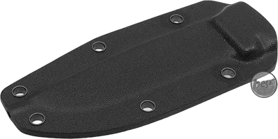 Ersatz Kydex Scheide für BE-X Allemans Messer - Bushcraft & Tactical Edition , schwarz - oder für DIY Messerbau