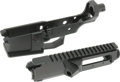 CYMA CM.098 / SR25 / MOD 25 Upper & Lower Receiver, schwarz (neu - blanko)   -Bundle-