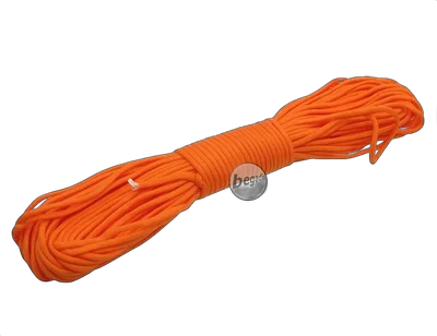 Paracord "Bright orange", 550lbs, 30m