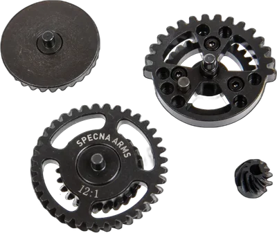 12:1 CNC shellised helical gear set