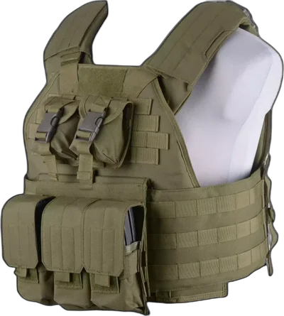 Plate Carrier Tactical Vest - Olive Drab