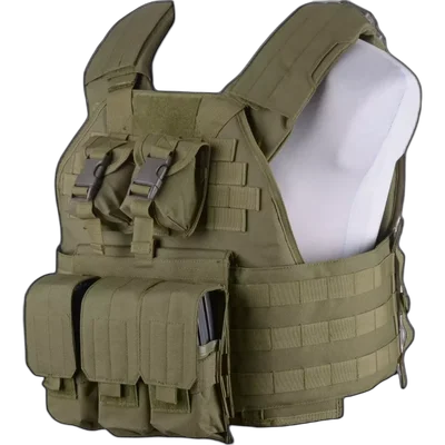 GFC Tactical Plate Carrier Tactical Vest - Olive Drab