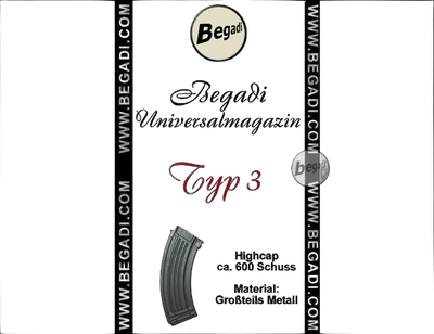Universalmagazin Typ 3 (AK, 600 Schuss, Highcap)