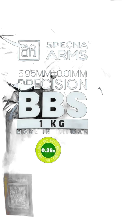 Airsoft BBs Precision 0,36g Specna Arms EDGE ULTRA™ BIO 1 kg White