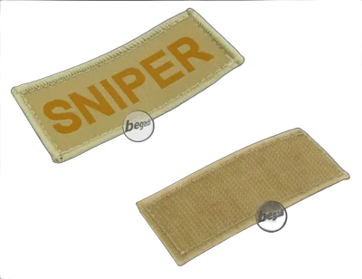 Aufnäher "Sniper", neue Version - TAN