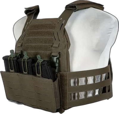 Primal Gear Laser-Cut plate carrier Stegadon - Olive