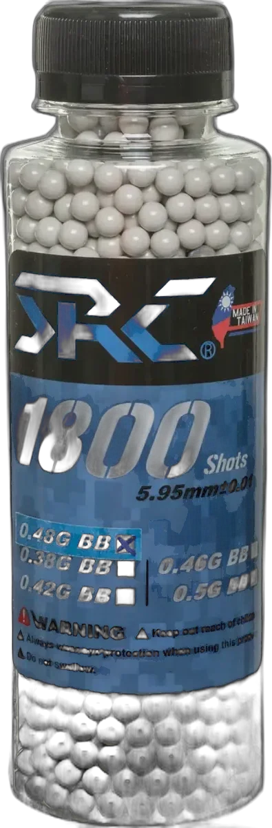 SRC BBs 0.48g bottle 1800 pcs White