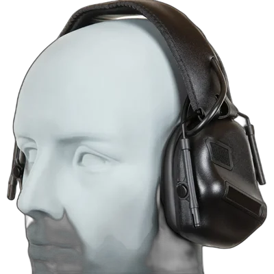 WoSport HD-12 active ear defenders IPSC Gen 5 version Black