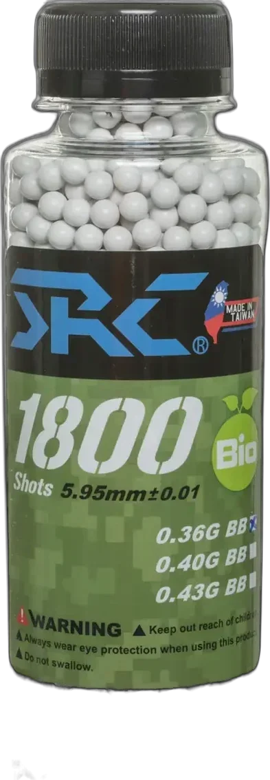 SRC BIO BBs 0.36g bottle 1800 pcs White