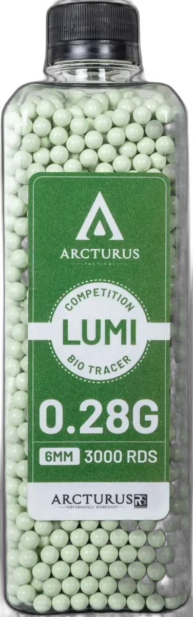 Arcturus RS® LUMI BIO TRACER Match Grade 0.28g BBs 3000 pieces bottle