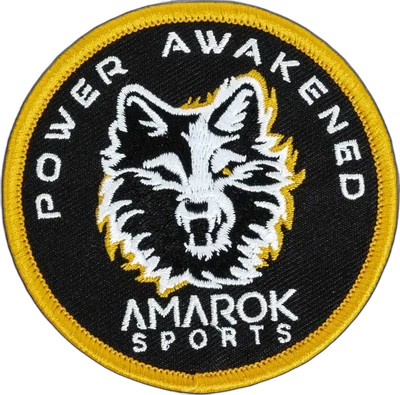AMAROK SPORTS Large patch AMAROK Black