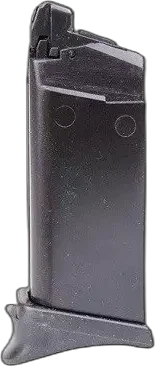 KJ WORKS low-cap 14-round green gas magazine for G27/K27-type replicas – Black
