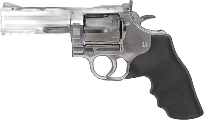 ASG Dan Wesson 715 4" DIABOLO 4.5mm CO2 air revolver – Silver
