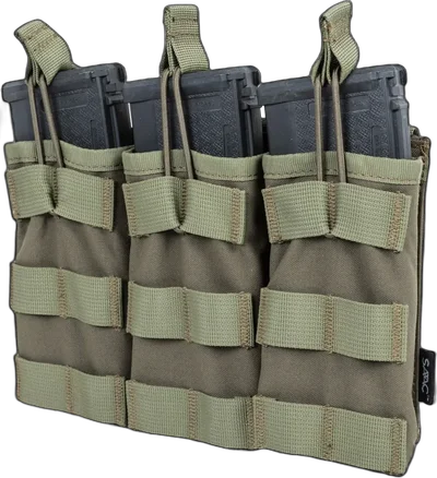 SATAC Triple open type loader for M4/M16 magazines Specna Arms Tactical Olive