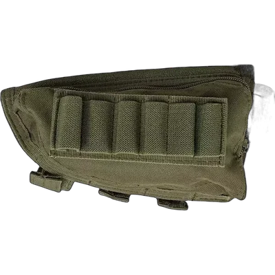 GFC Tactical Shotgun Stock Shell Pouch - Olive