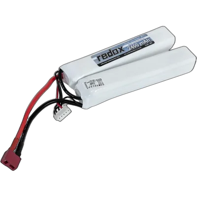 Redox 2400 mAh 14.8 V 20C LiPo battery (2+2) Dean