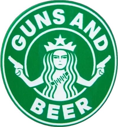 Lucky Shot small beer glass - Guns and Beer