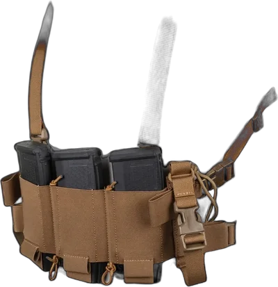 Minimalist Chest Rig waistcoat Wosport VE-108 Coyote Brown