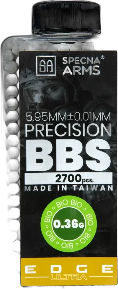 Airsoft BBs Precision 0,36g Specna Arms EDGE ULTRA™ BIO 2700 pcs White