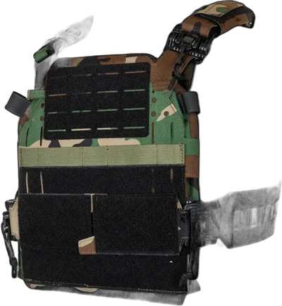 Specna Arms Tactical QR III Woodland Plate Carrier Vest