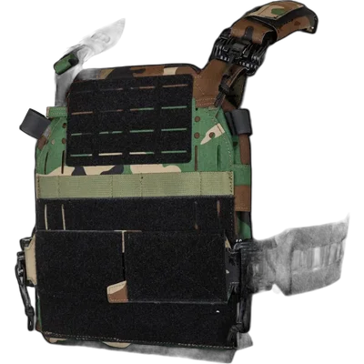Specna Arms Tactical QR III Woodland Plate Carrier Vest