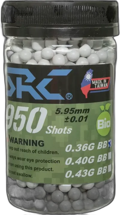 SRC BIO BBs 0.36g bottle 950 pcs White