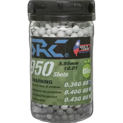 SRC BIO BBs 0.36g bottle 950 pcs White