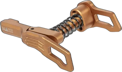Aluminium Maxx Model Advanced type B magazine release for MTW M4 Flat Dark Earth replicas