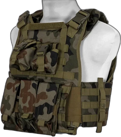 GFC Tactical Plate Carrier Tactical Vest - WZ.93 Woodland Panther