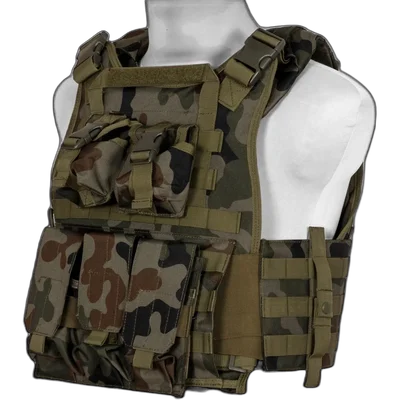 GFC Tactical Plate Carrier Tactical Vest - WZ.93 Woodland Panther