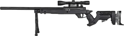 Specna Arms SA-S13 EDGE™ sniper airsoft rifle with scope and bipod - black