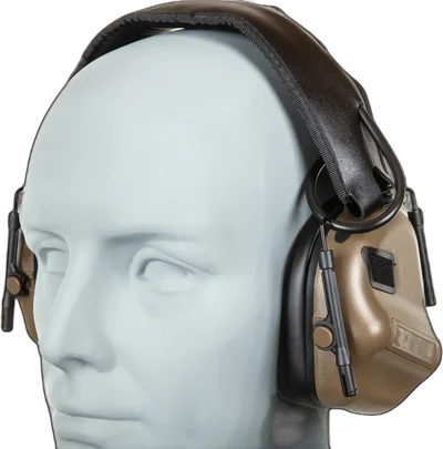 HD-12 active ear protectors IPSC Gen 5 Tan version