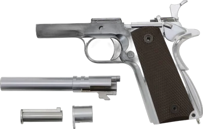 WE 1911 -Silver Line- CO2 HV GBB Teilespender / für Bastler (frei ab 18 J.)