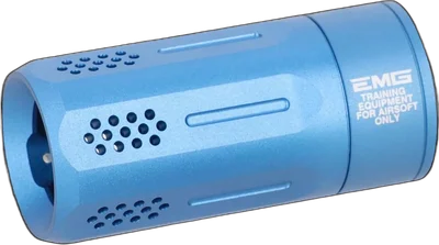 King Arms x Strike Industries OPPRESSOR LITE Blue exhaust device
