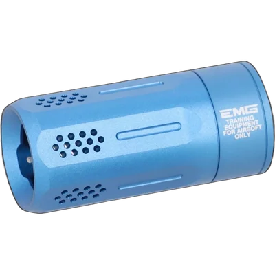 King Arms x Strike Industries OPPRESSOR LITE Blue exhaust device