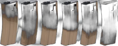 SRC Set of 6 SRC Low-Cap magazines for M4 replicas for 70 rounds TAN
