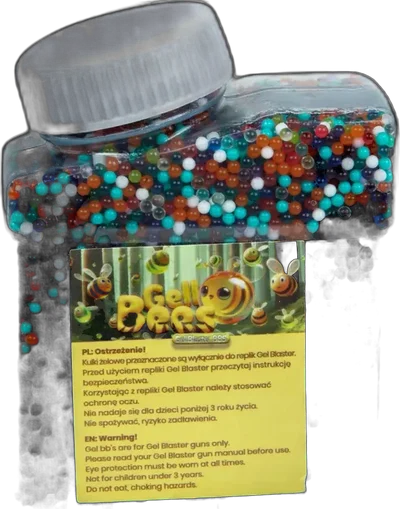 GelBee's Gelblaster GelBees coloured BBs - small bottle