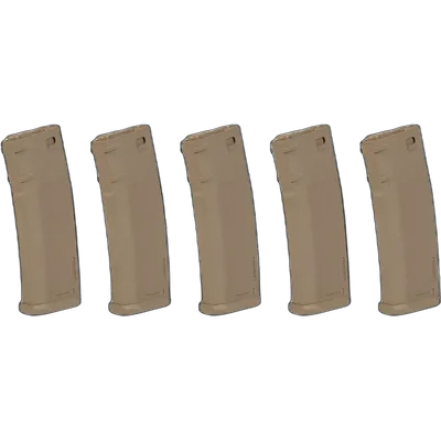 Specna Arms Set of 5 S-Mag Hi-Cap magazines for 380 BBs - Tan