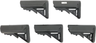 BEGADI 5x Sopmod M4 ABS Crane Stock -schwarz-